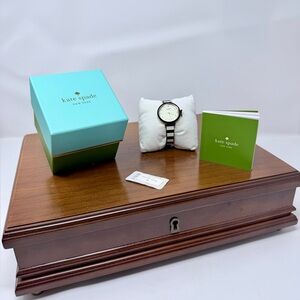 Kate Spade Black and Gold Timepiece